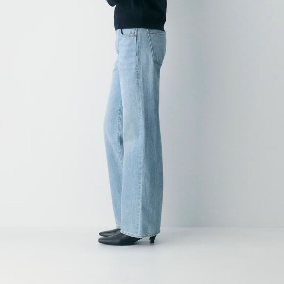 Denim Forum High Rise Women Jeans - Light Blue - Picture 3 of 9